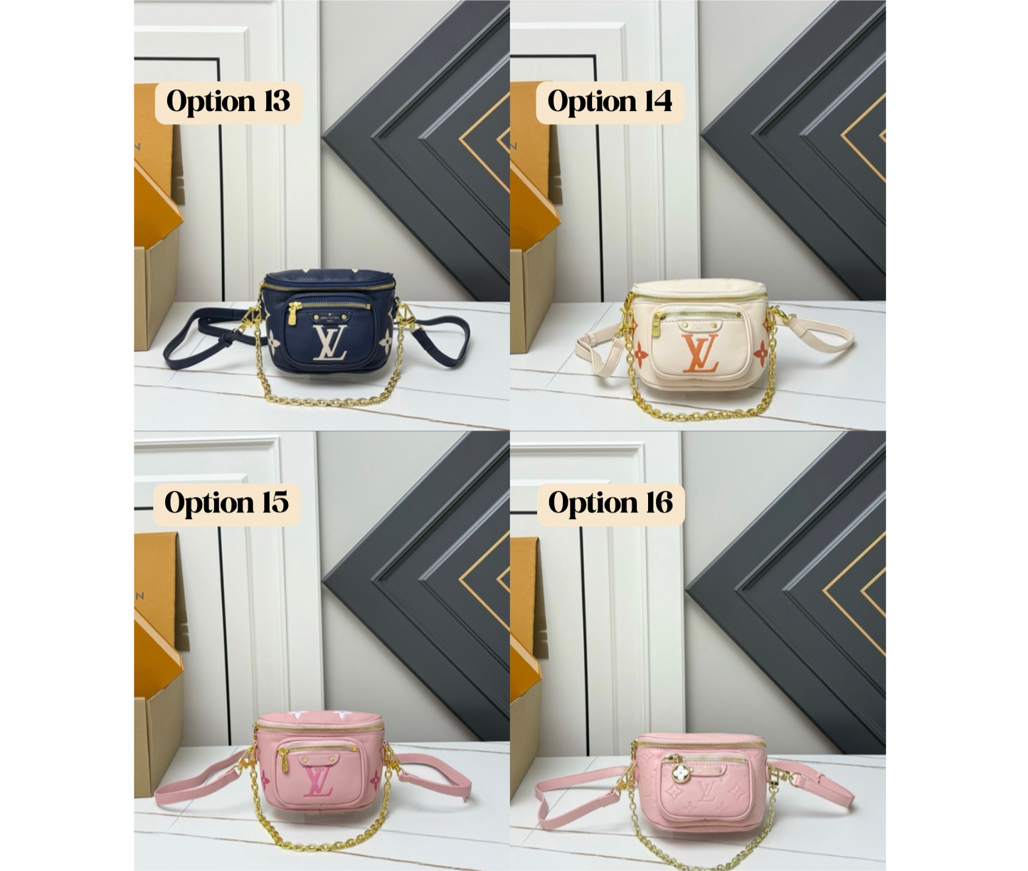 L CROSSBODY W/ CHAIN