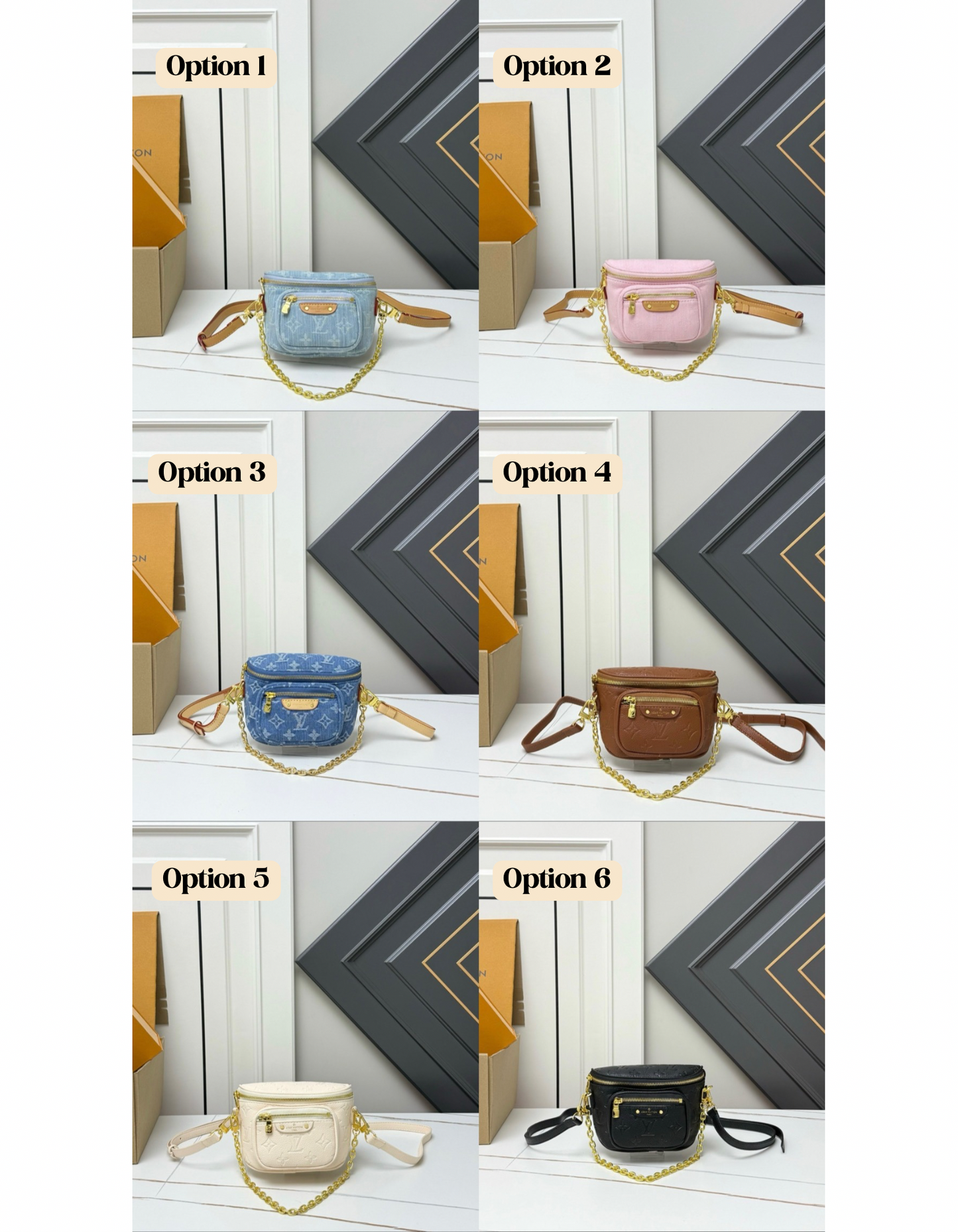 L CROSSBODY W/ CHAIN