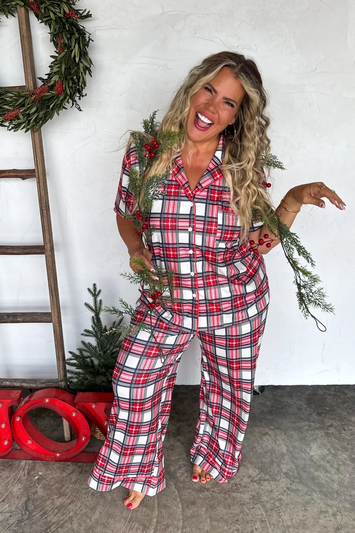 PRE-ORDER CHRISTMAS LUXE PJ SETS